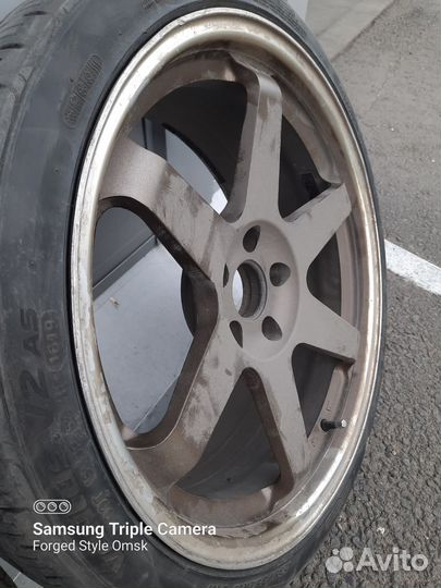 Rays TE37 реплика R19 5x114,3 лето Hankook 235/35