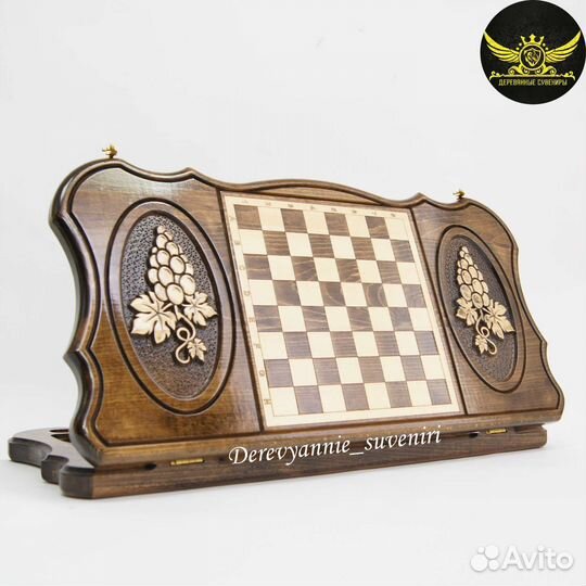 Нарды ручной работы герб Грузии