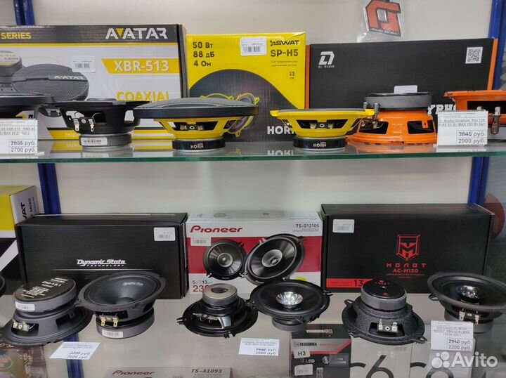 Колонки в машину новые