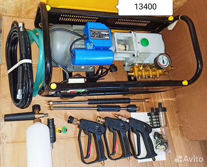 Мойка высокого давления, 180 бар. Емкость. 220v