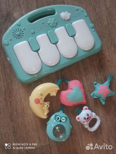 Музыкальный коврик с пианино