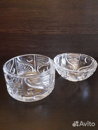 Шкатулка хрустальная для украшений СССР