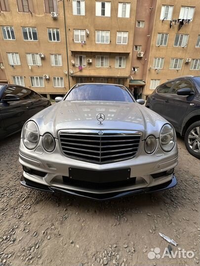 Передний бампер AMG E63 w211 рестайлинг