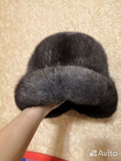 Шапка норка 56р