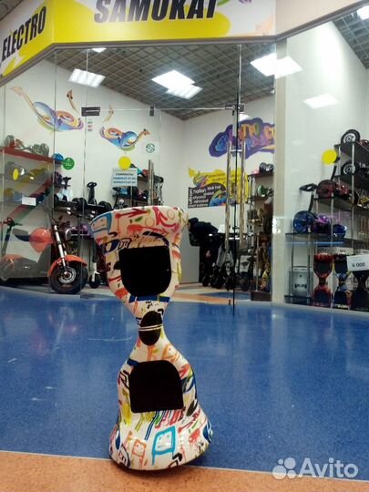 Новый Гироскутер роспись EcoBoom 10 дюймов