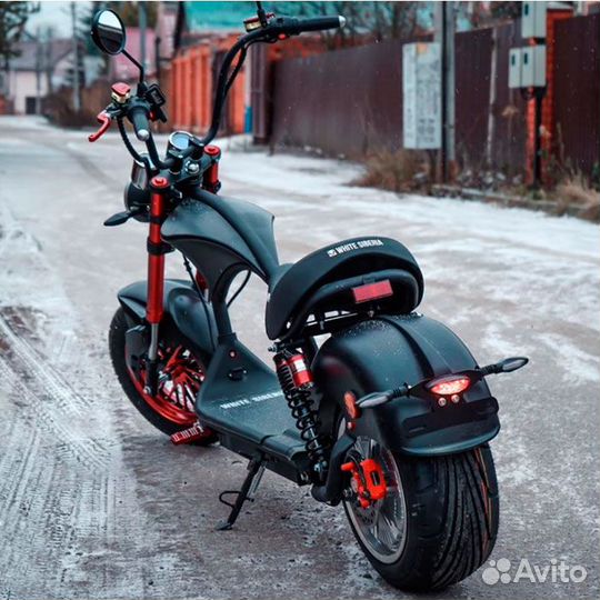 Электроскутер Citycoco WS Wild Wheel 3950W Black