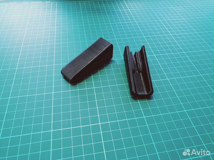 Накладки петлей капота 2шт. Reno, Рено логан, санд