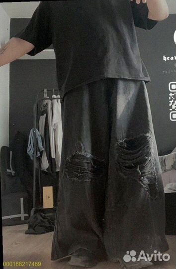 Vetements Мега Широкие джинсы baggy SS24 (Арт.1186