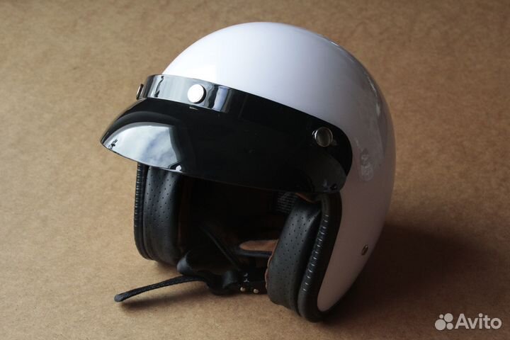 Шлем мото классический открытый размер 57