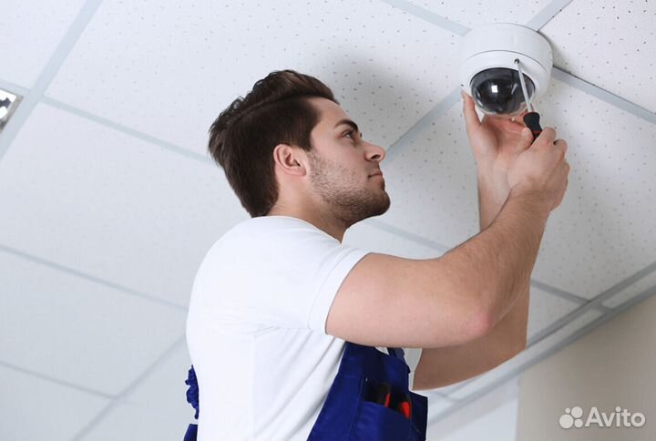 Установка видеонаблюдения, скс, скуд