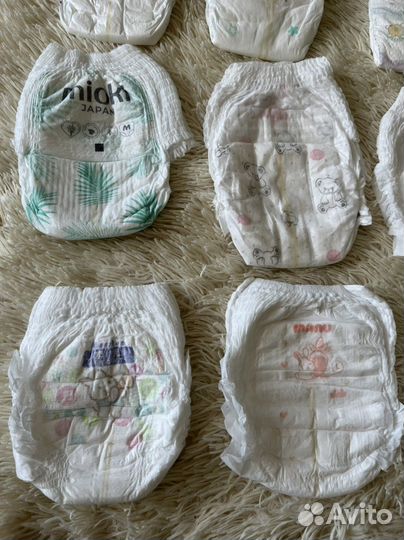 Памперсы разных фирм