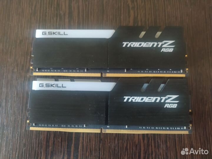 G.Skill Trident Z RGB 32gb (16+16), 3600 MHz