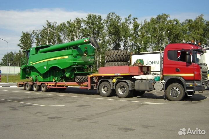 Перевозки тралом догруз, попутно