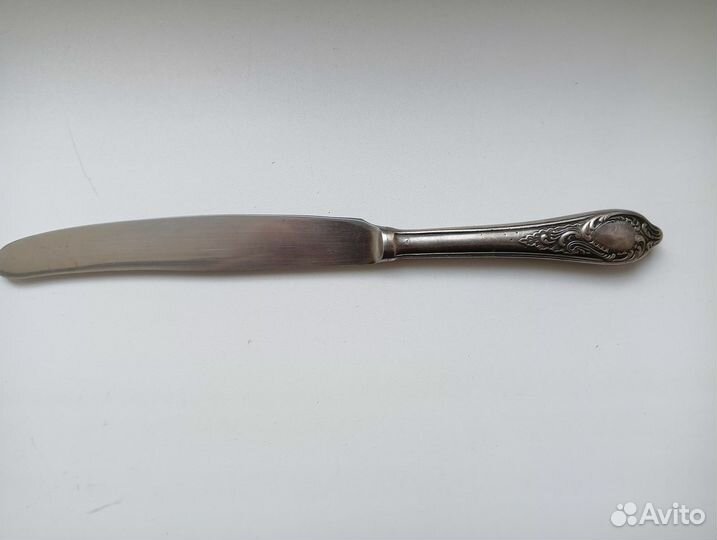 Ножи столовые из мельхиора, Украина, СССР (набор)