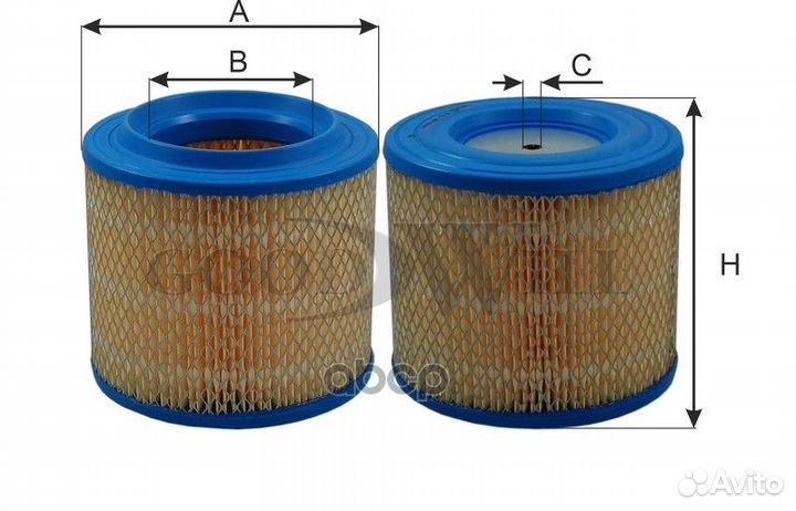 Фильтр воздушный UAZ 469 (UMZ), 452 GB-9207;AM