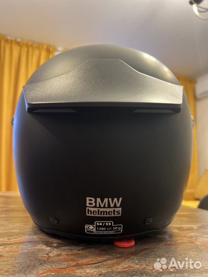 Шлем BMW race черный матовый