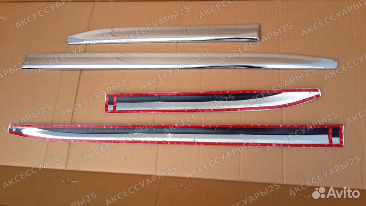 Молдинги дверей Хром Nissan Patrol y62 (Патрол)