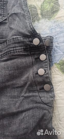 Джинсовый комбинезон для беременных