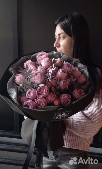 Розы пионовидные цветы букеты пионы