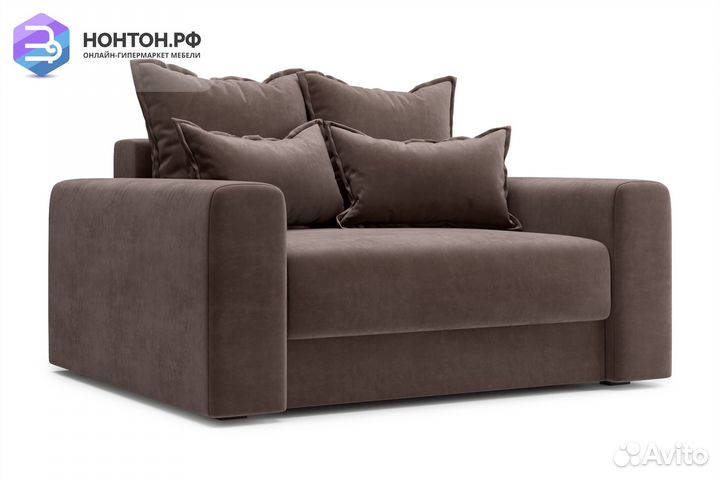 Кресло тик-так Омега коричневое