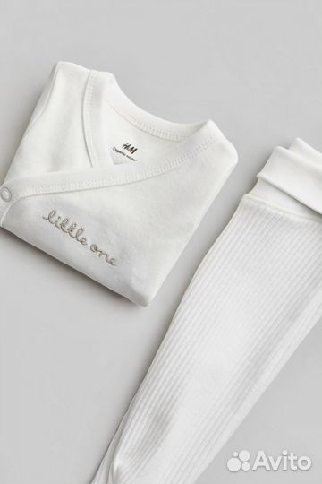 Комплект для новорожденных новый hm 56,62