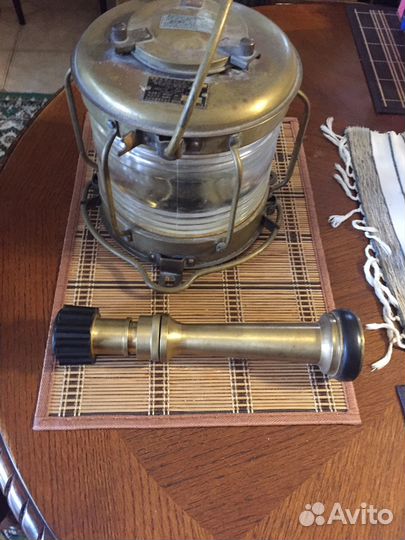 Фонарь Япония бронзовый и ствол пож