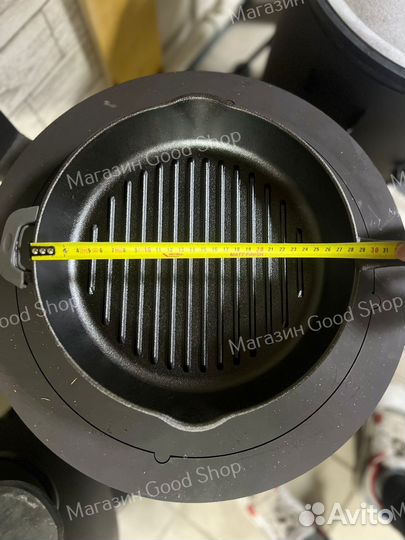 Сковорода биол чугунная гриль d28см