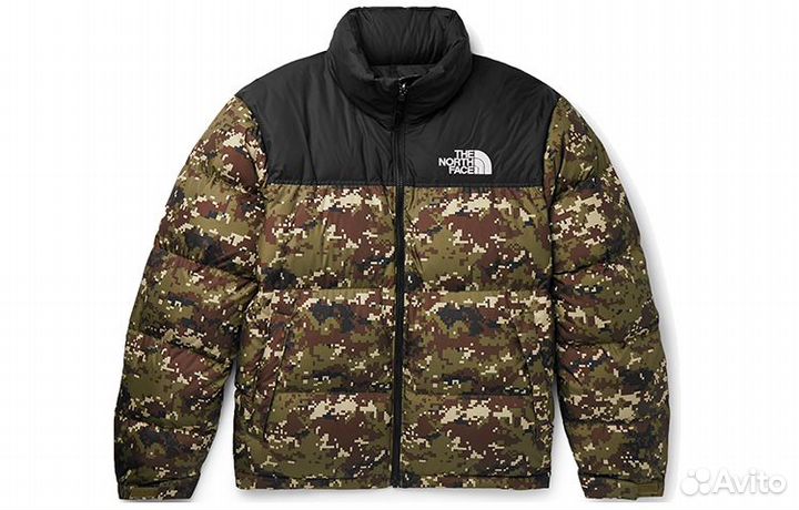 THE north face 1996 Collection Down Jacket Unisex Green Camouflage (M)(88)