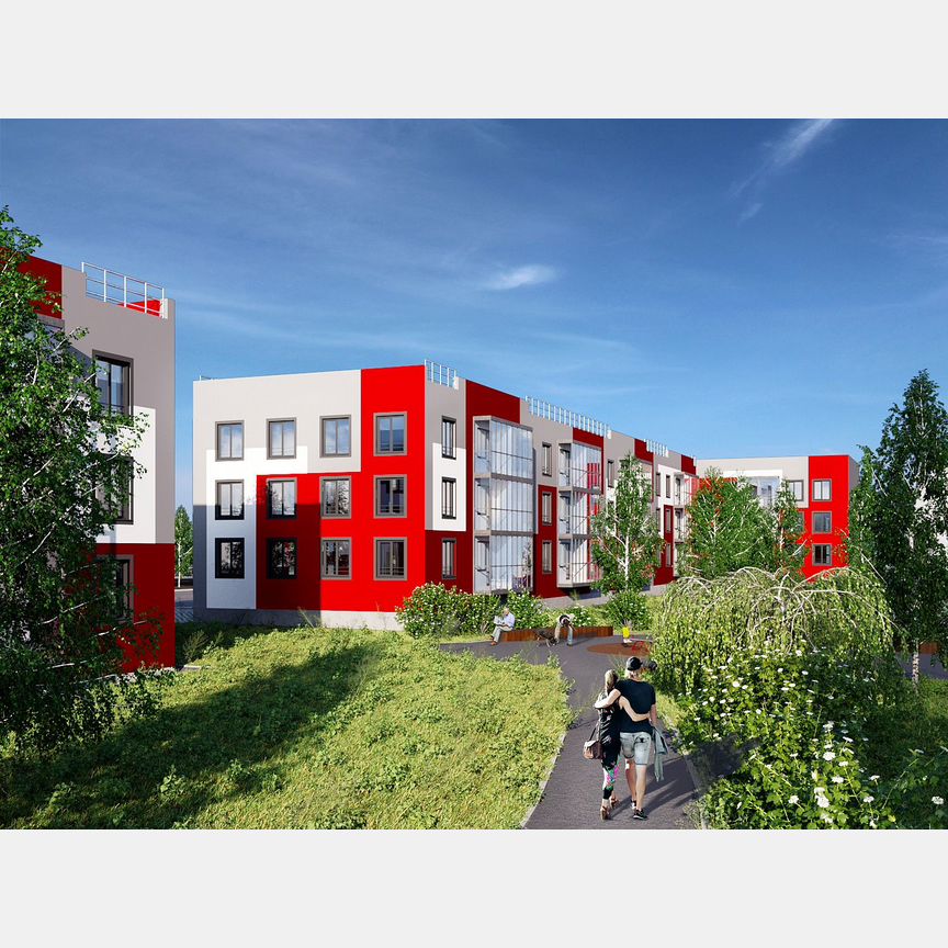 2-к. квартира, 56,4 м², 1/3 эт.