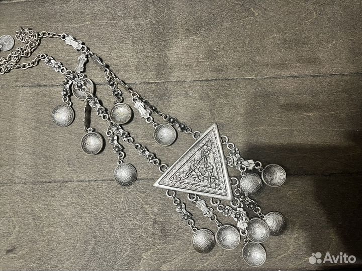 Колье бохо чокер ожерелье бусы готика ретро этно