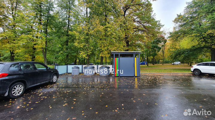 Контейнерная площадка для пухто, тбо