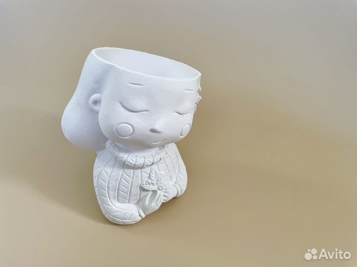 Гипсовые фигурки подставки девочки