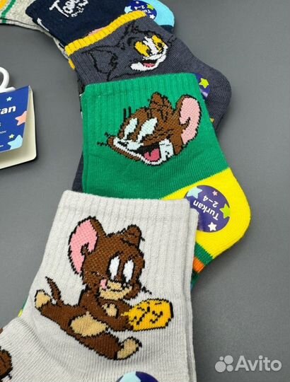 Носки с Том и Джерри
