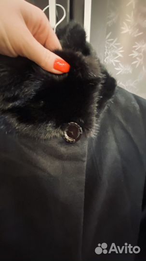 Пальто черное 42-44