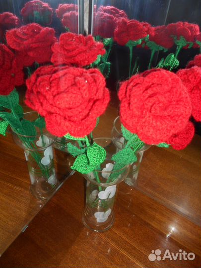 Розы ручной работы