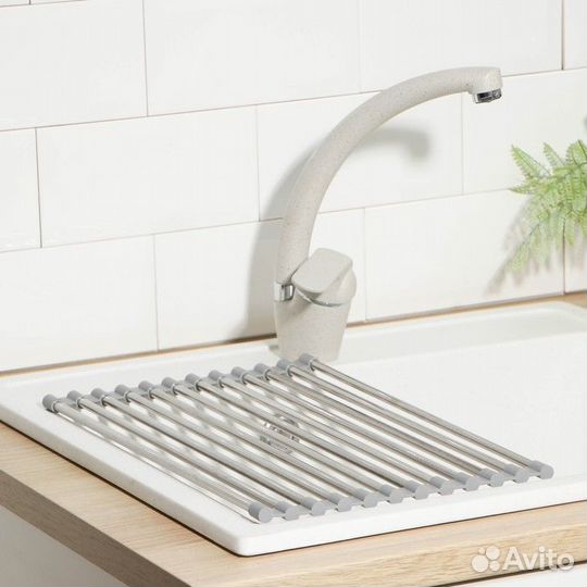 2 шт. Сушилка для посуды на раковину, 37x23 см