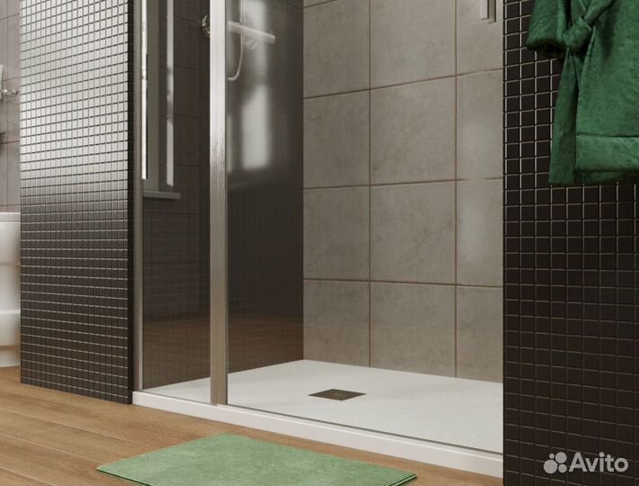 Душевая дверь Allen Brau Priority 1000x2000 черный браш 3.31006.BBA