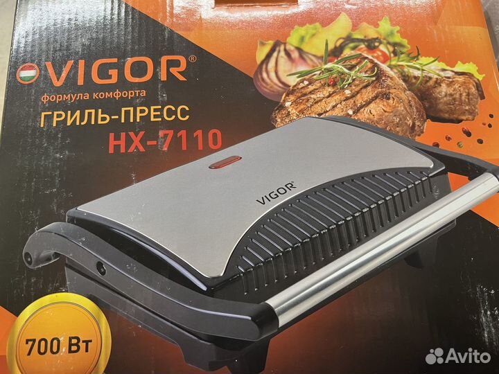 Электрогриль новый