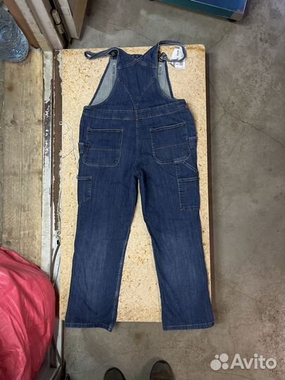Полукомбинезон джинсовый кархарт 48
