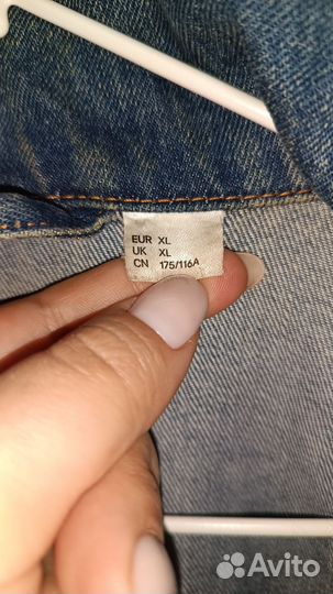 Джинсовая куртка H&M XL