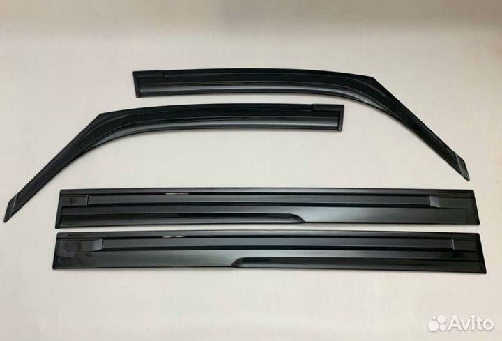 Ветровики на двери для Honda Stepwgn 2017-2021