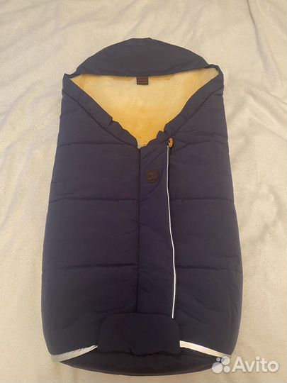 Зимний конверт Christ на овчине в коляску