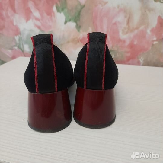 Туфли женские натуральная замша