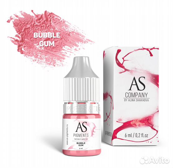 Пигменты для татуажа AS (Алина Шахова) 6 мл Новые