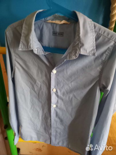 Рубашка школьная на мальчика 134