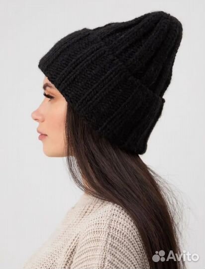Шапка женская зимняя вязаная, 54-58