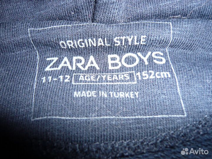 Толстовка с капюшоном д/м Zara 11-12лет 152 см