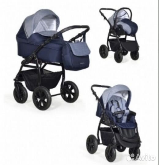 Indigo Коляска Charlotte 18 F 3 в 1