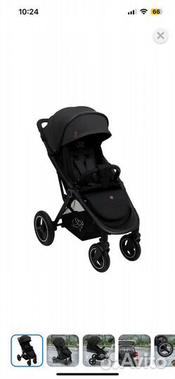 Прогулочная коляска с надувными колесами
