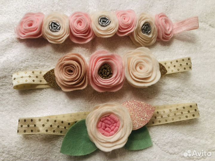 Повязки на голову для девочки